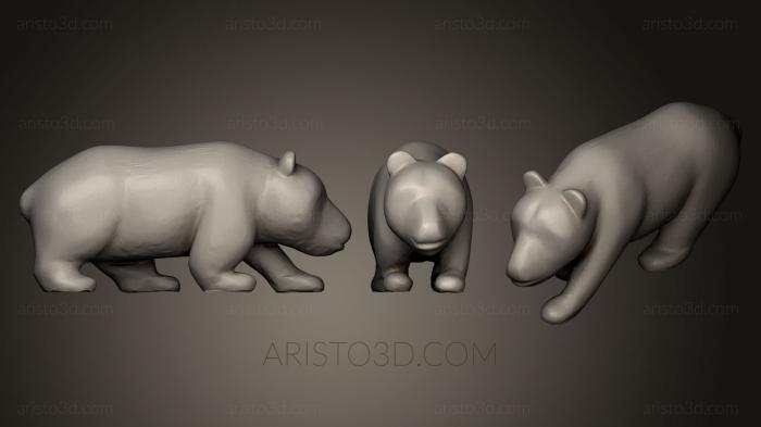 Animal figurines (STKJ_0580) 3D model for CNC machine